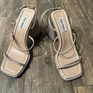 Steve Madden rhinestone heels